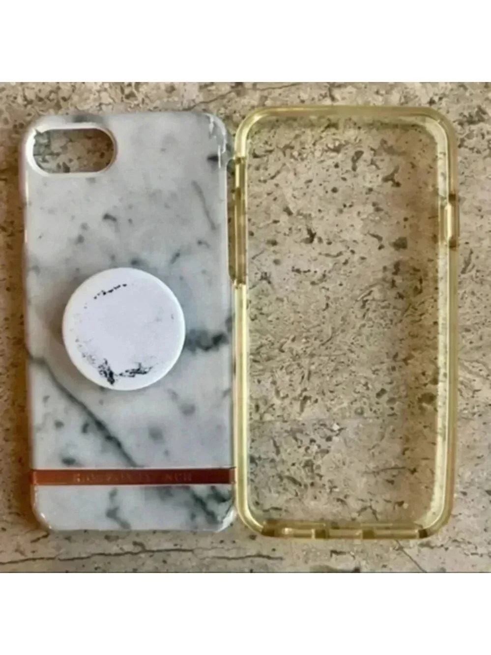 R&F: white marble Freedom Series iPhone 6/…